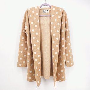 Field Flower Dottie Polka Dot Hooded Sweater Coat